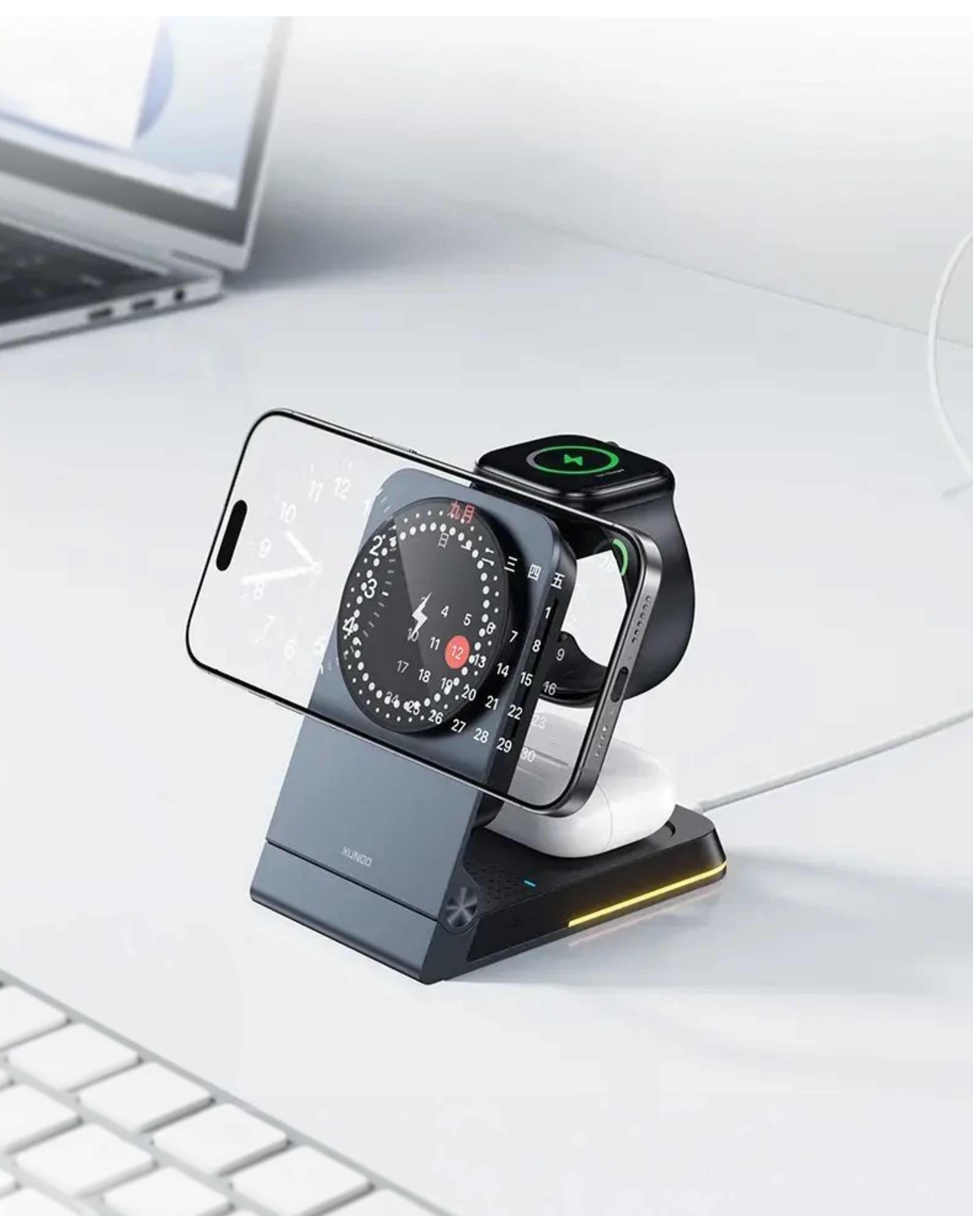 3-In-1 Magnetic Wireless Charger