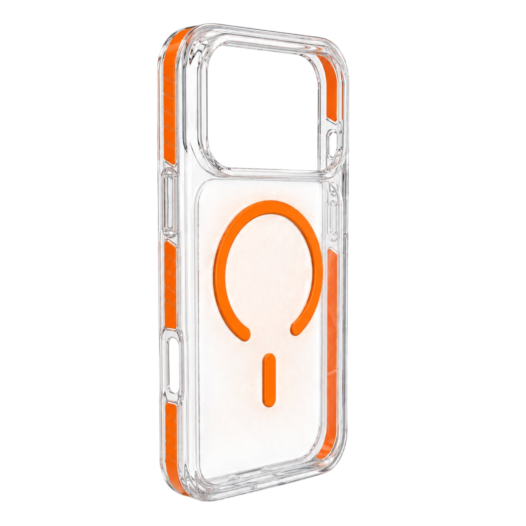 IPHONE CELAR CASE WITH MAGFACE FOR IPHONE - ORANGE