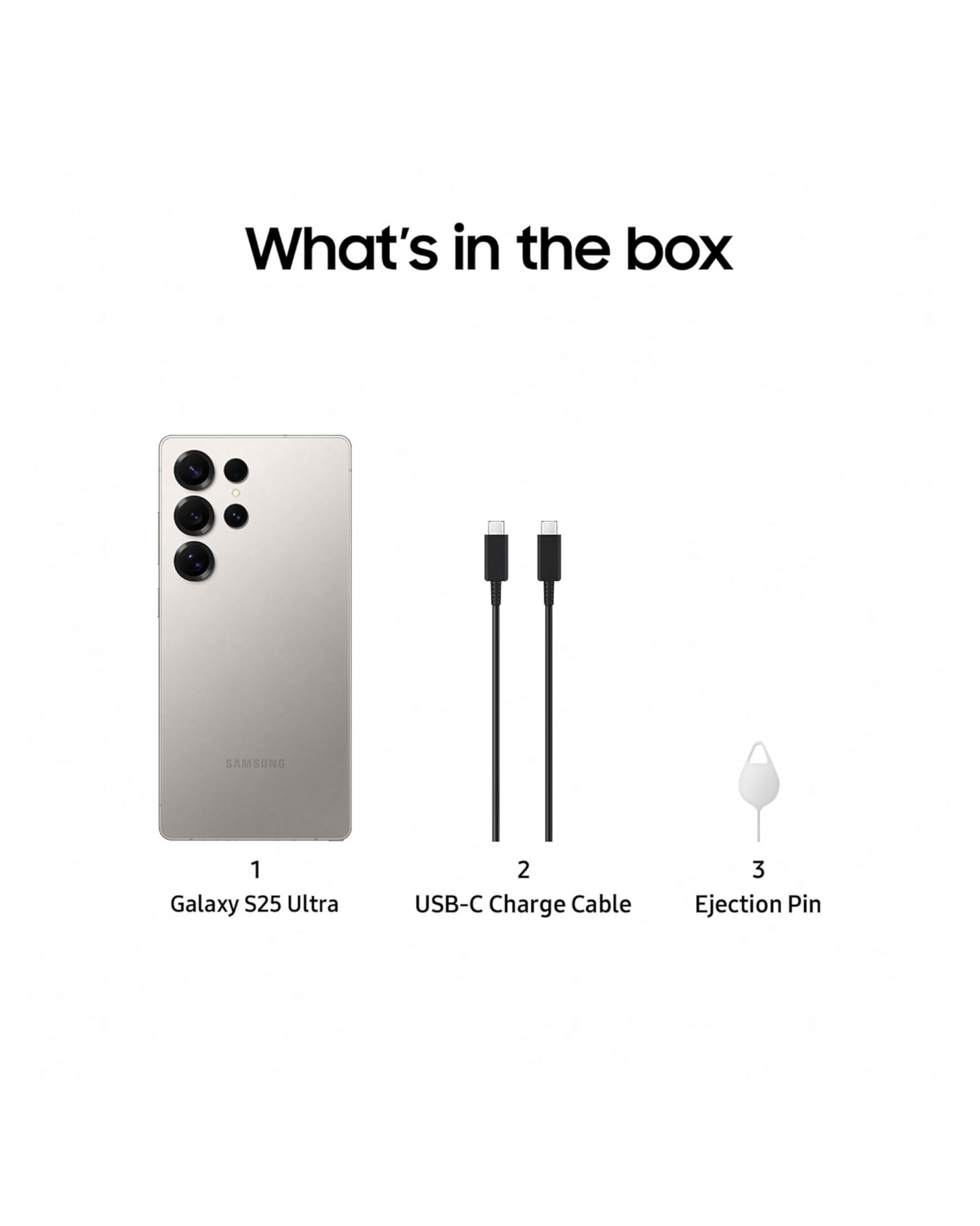 Samsung Galaxy S25 Ultra Box Pack