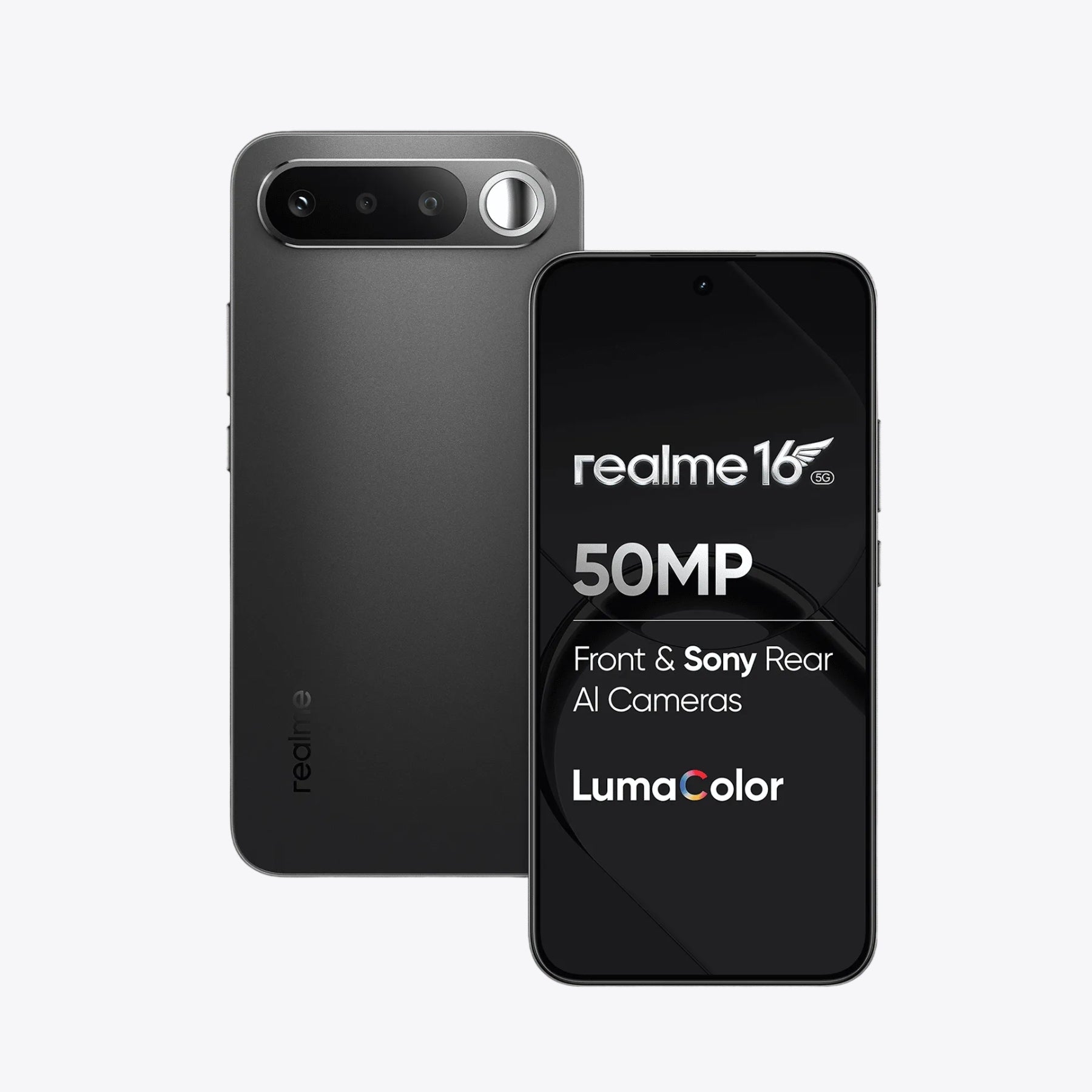 REALME 16 5G - 8-256GB - AIR BLACK (BOX PACK)