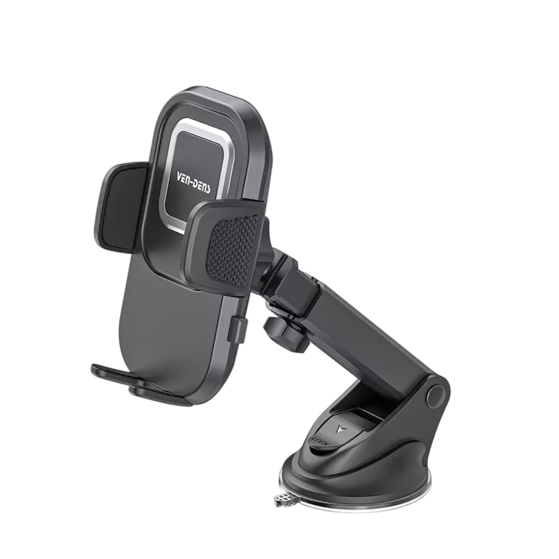 High quality 360° rotating holder for car with a suction cup and push button