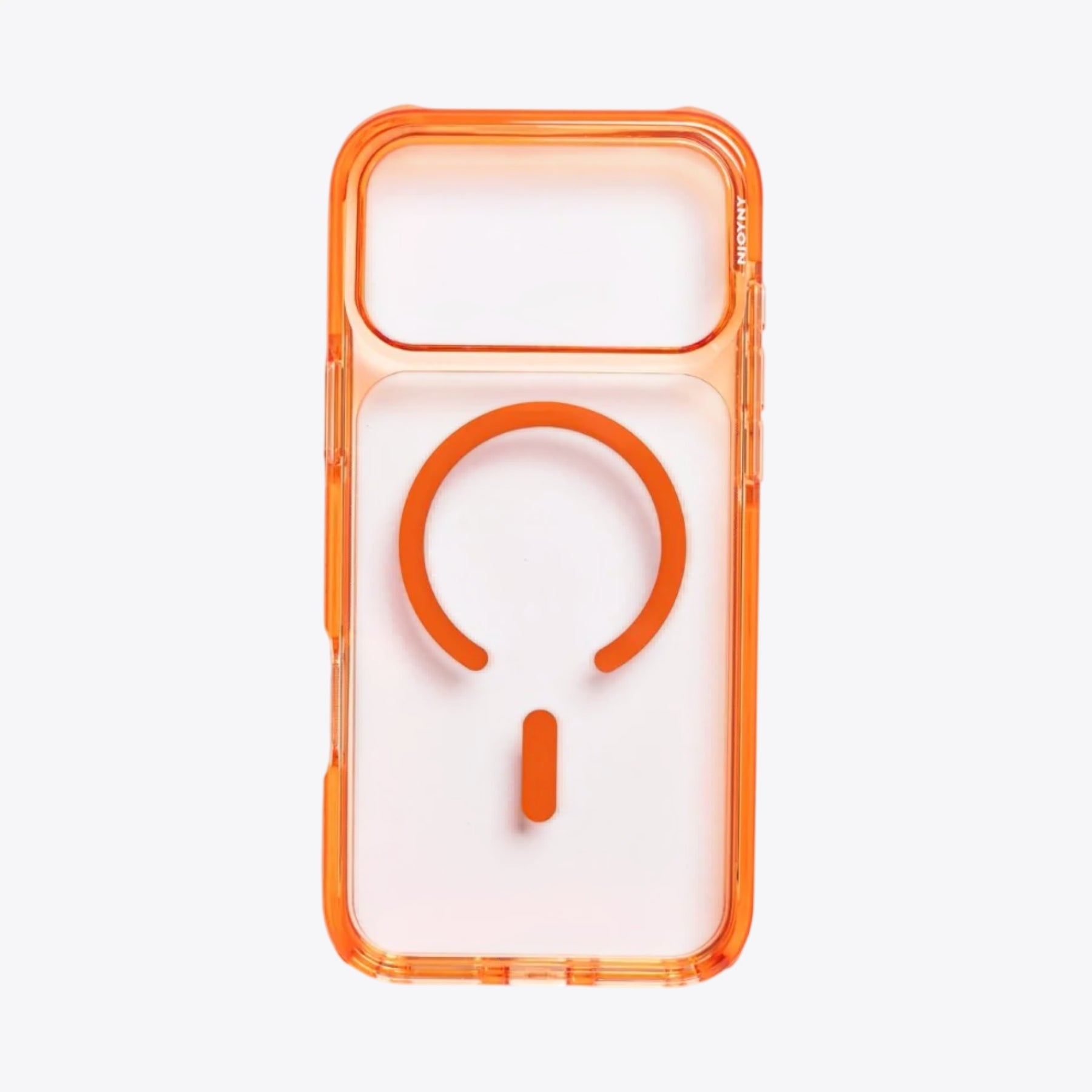 Crystal Clear Slim Metal Keys Magsafe Case