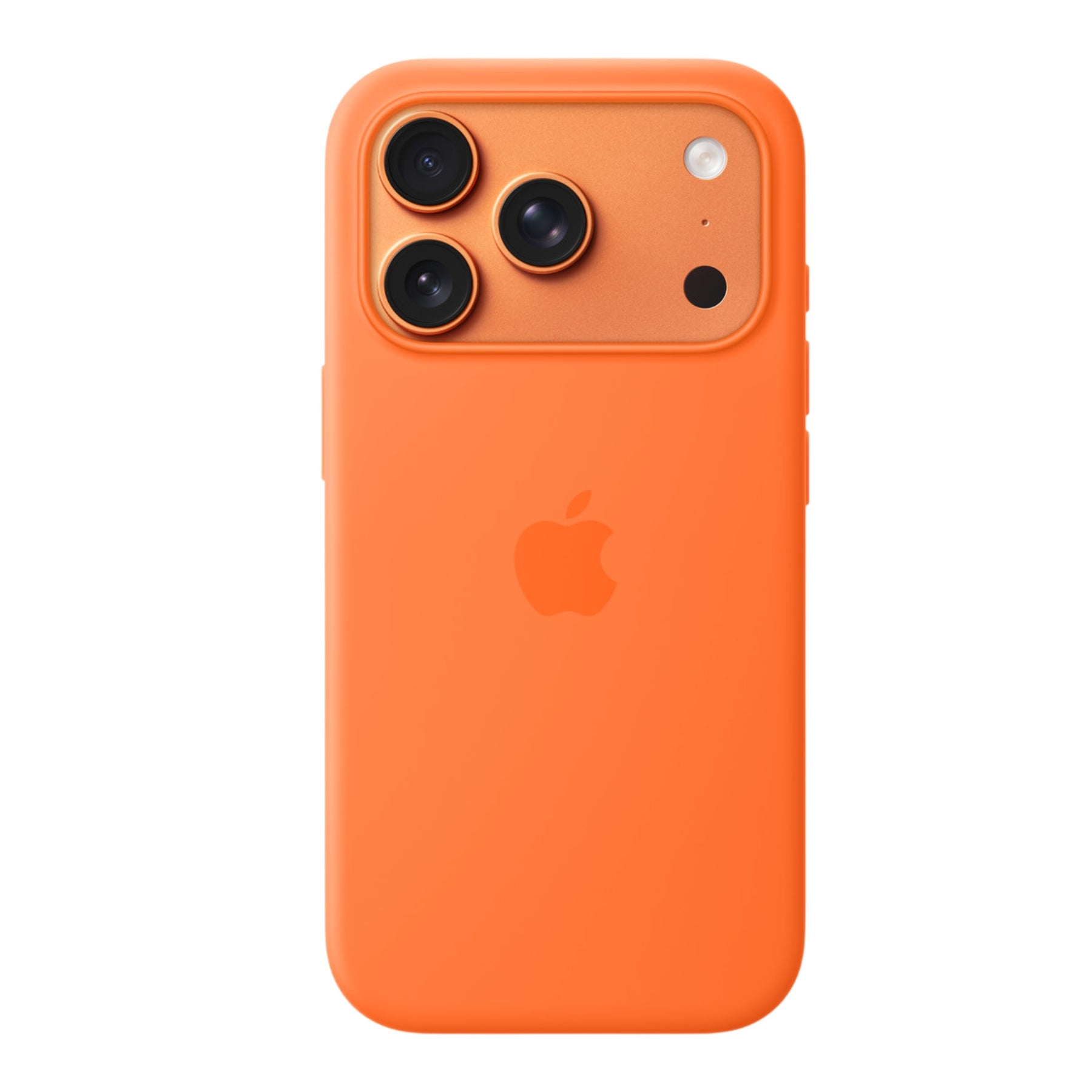 Apple Silicone Case With MagSafe - Cosmic Orange
