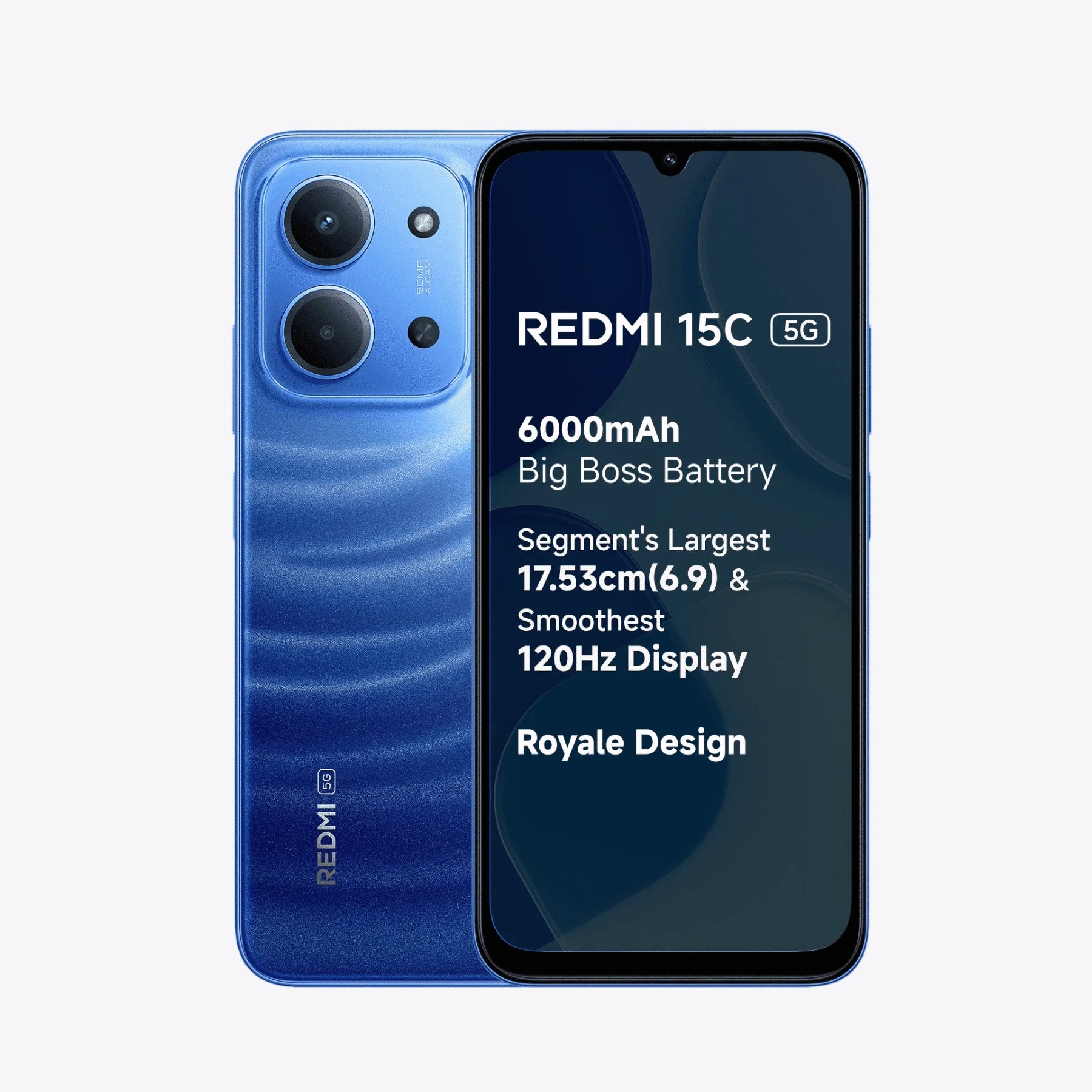 REDMI 15C - 8-128GB - MOONLIGHT BLUE (BOX PACK)