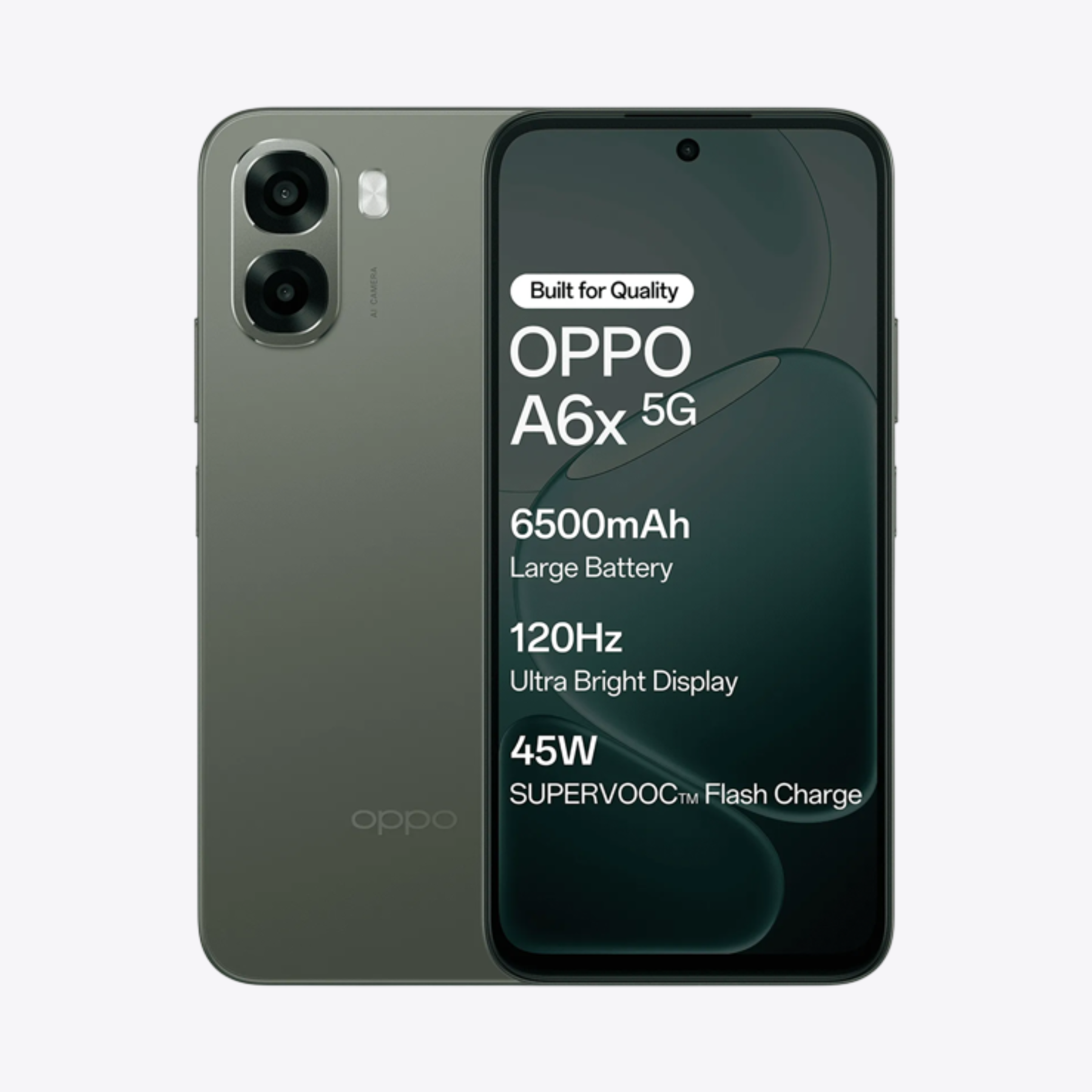 OPPO A6X 5G - 4-128GB - OLIVE GREEN (BOX PACK)