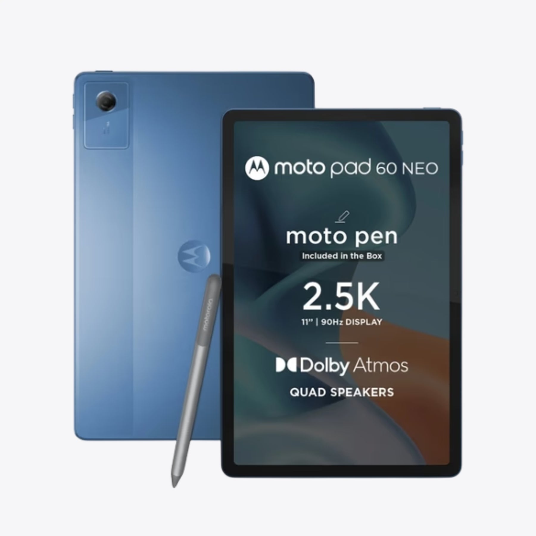 Motorola PAD 60 NEO 128GB- PANTONE MABILBU BLUE (Box Pack)
