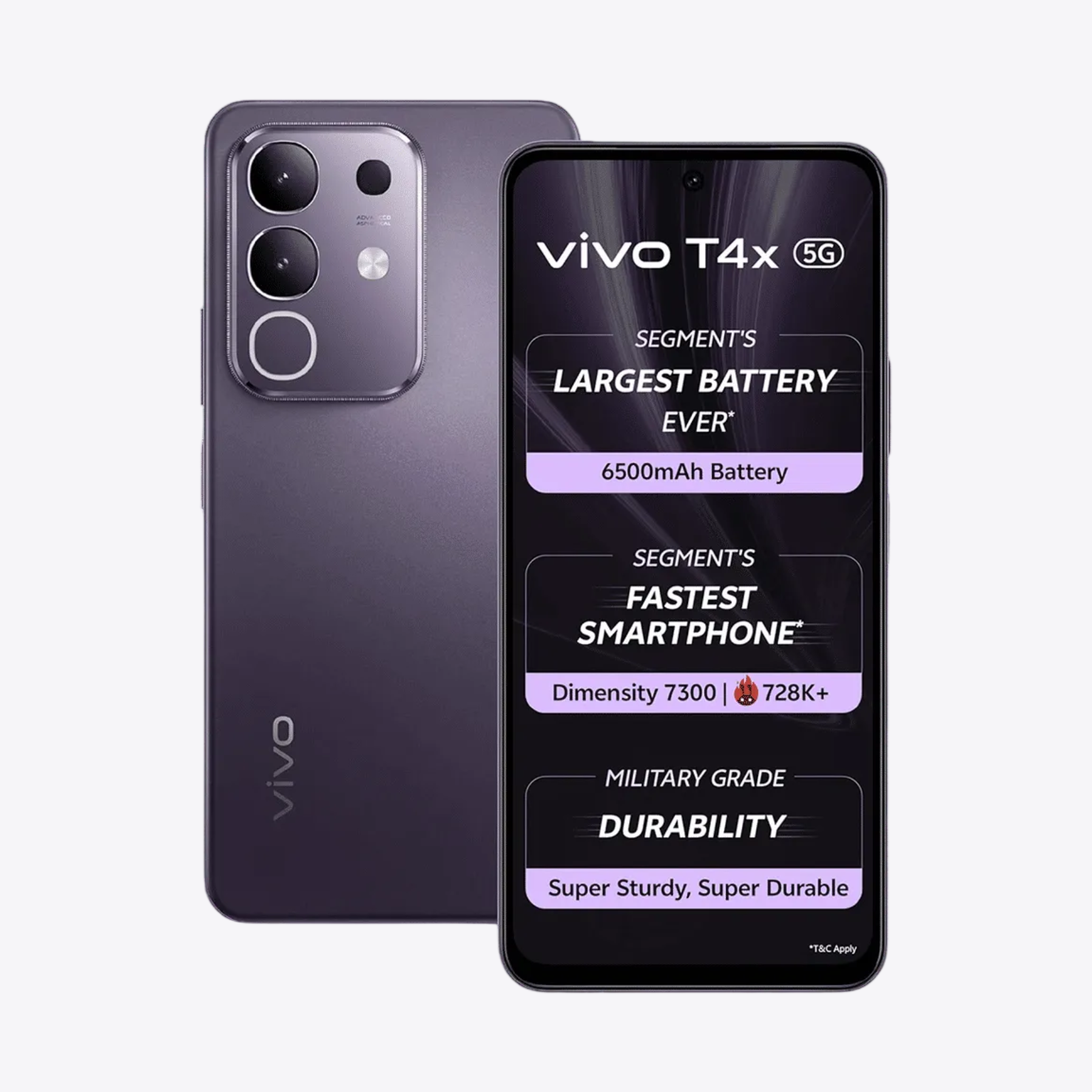 VIVO T4X 5G - 8-128GB - PRONTO PURPLE (BOX PACK)