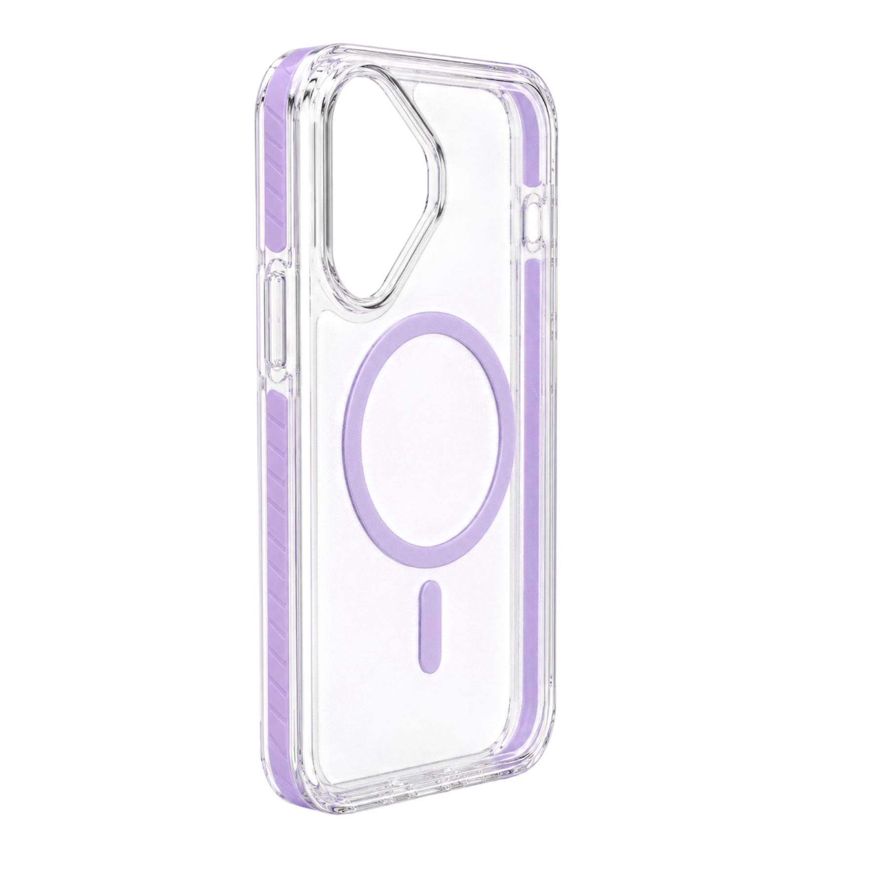 SAMSUNG CELAR CASE WITH MAGFACE FOR IPHONE - PINK