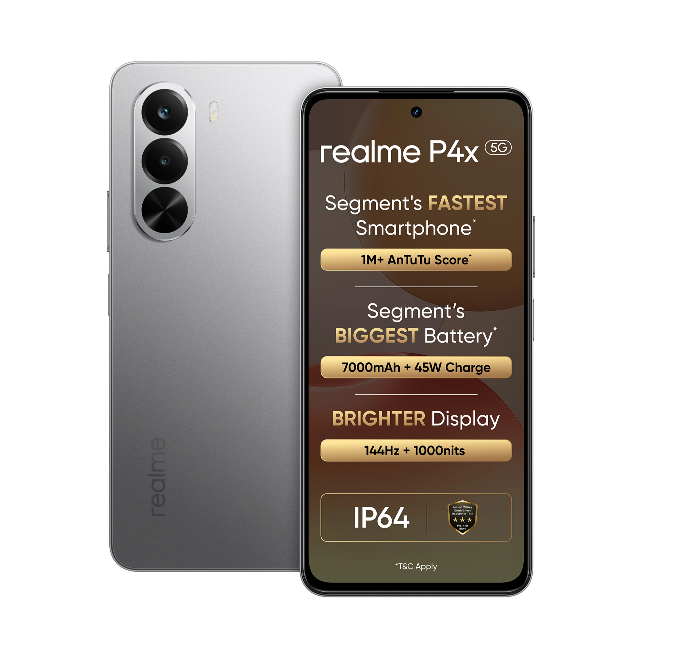 REALME P4x 5G - 8-128GB -  (BOX PACK)