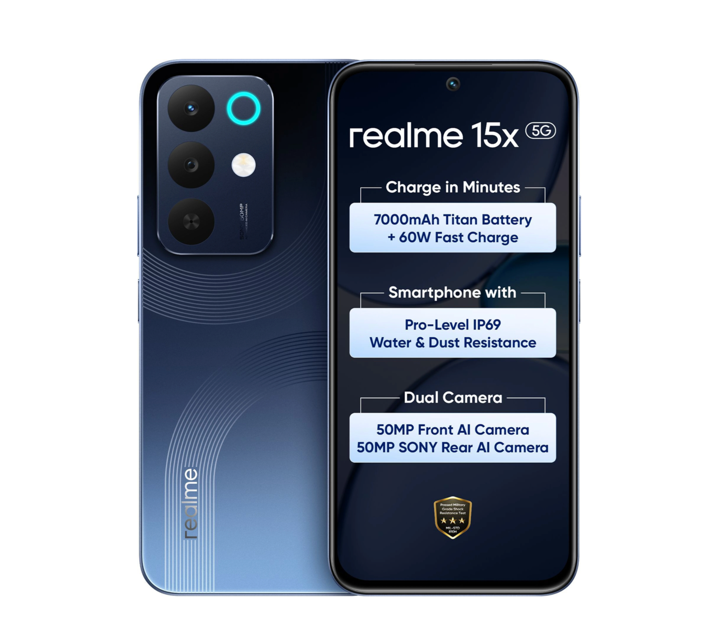 REALME 15x 5G - 8-256GB -  (BOX PACK)