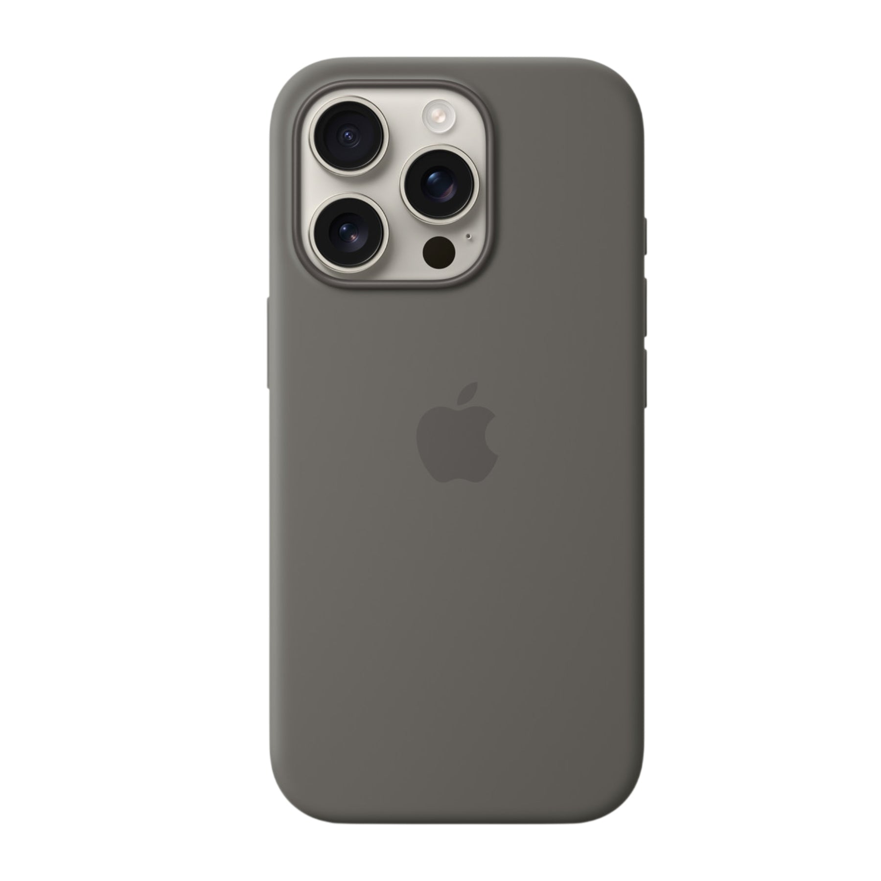 Apple Silicone Case With MagSafe - Stone Gray
