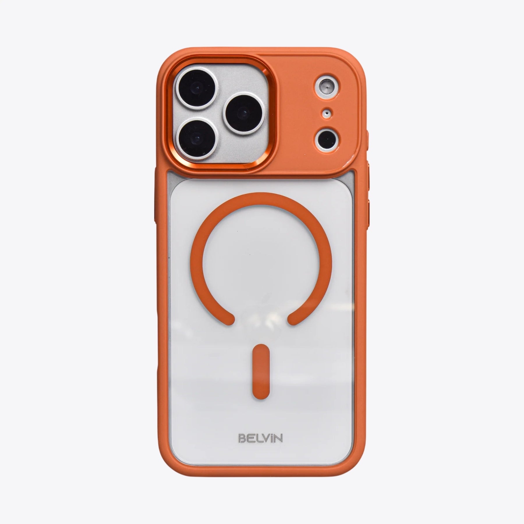 Polycarbonate iPhone Circle Grip Shield Mag Phone Case, Back Cover