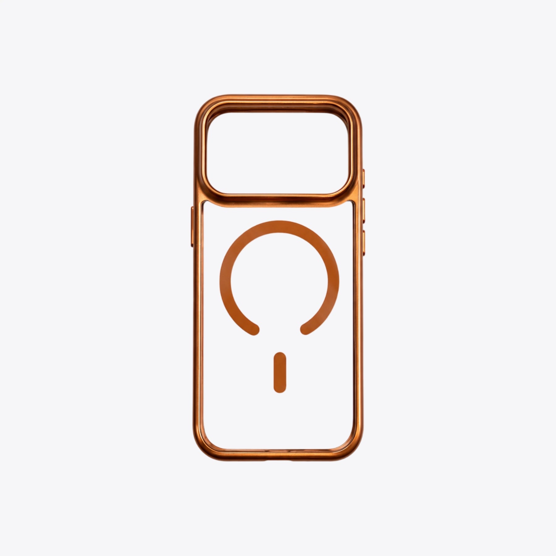 iPhone Cosmic Orange Border - Fiber Transparent case